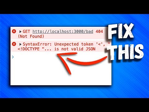 How to fix the JSON parse error