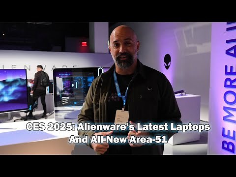 Alienware Area 51 Desktop, Laptops And 240Hz QD-OLED Monitor At CES 2025
