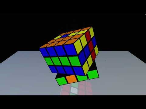 4x4x4 Rubik's cube Java + LWGL