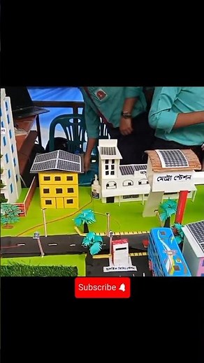 Mind-Blowing Smart City Project! 🤯 Amazing Science Fair Model #shorts