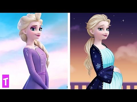 Disney Princesses As Pregnant Moms