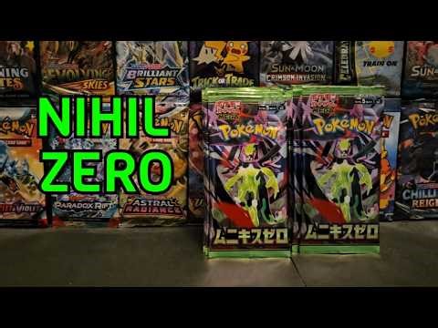 Pokemon Cards Nihil Zero Japanese Booster Packs Opening