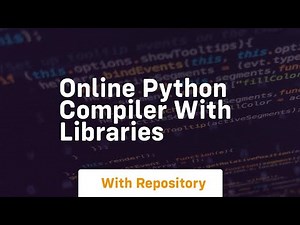 online python compiler with libraries