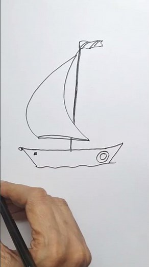 How to Draw a Boat | Easy Drawing Tutorial for Beginners #art