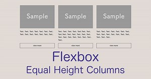Flexboxの横並び要素のflexアイテムの見た目の高さを調整する | Webエンジニアのブログ