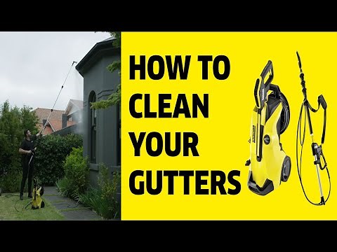 How to Clean Your Gutters Without a Ladder | Kärcher K4 Pressure Washer