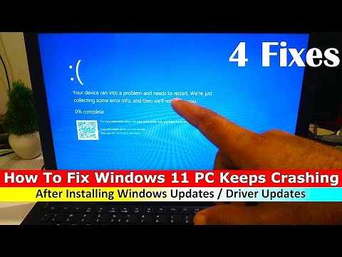 How To Fix Windows 11 PC Keeps Crashing After Installing Updates ✅