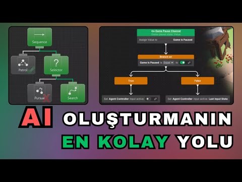 Unity de Yapay Zeka'yı Behavior Tree tekniği ile oluşturmanın en kolay ve görsel yolu. (AI yapımı)