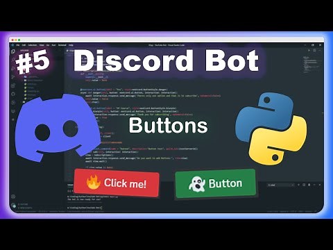 How to Add Buttons to Your Discord Bot in Python (2025) | Episode 5