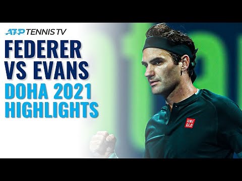 Roger Federer vs Dan Evans: Highlights Of Federer's Return To Tennis! | Doha 2021