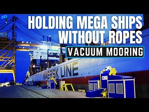 Docking a Ship Without Mooring Ropes -- Cavotec Automated Mooring System