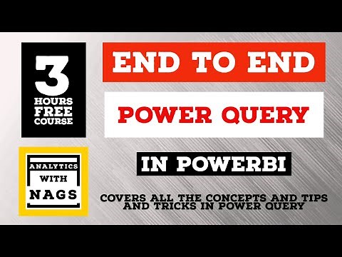 [[ 3 HOURS ]] Complete Power Query End to End - PowerBI Tutorial { End to End } Full Course Beginner