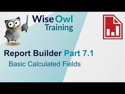 SSRS Report Builder Part 7.1 - Basic Calculated Fields