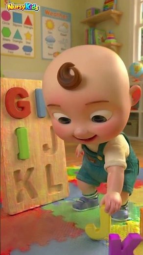 Learn ABC Alphabets for Toddlers (G-L) | Fun Puzzle Board Part-2 #learning #abc