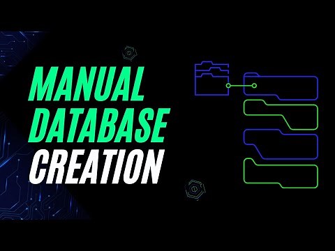How to create database manually in oracle | manual db creation in oracle