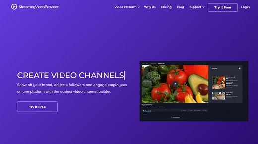 Create Your Video Channel - Live or VOD - In 2 Minutes