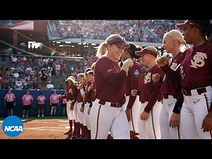 What Florida State's WCWS Game 1 win looked like from the field