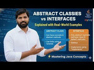 Abstract Classes vs Interfaces in Java | Ultimate Explanation with Real-Life Examples
