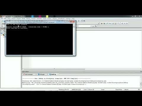 Running First c++ program in codeblocks (Complile & Execute)