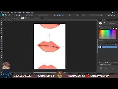 Hatching/Pattern Fill Tutorial Easy | Affinity Designer | Time lapse