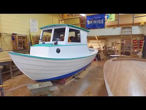CFCC Wooden Boat Building - Timelapse