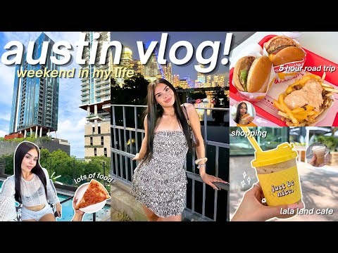 Austin Weekend Vlog: Best Cafés, City Exploring, Food Spots & Road Trip!