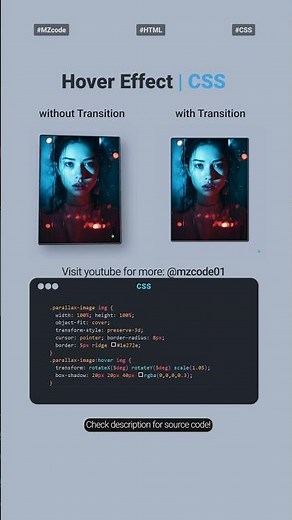 Amazing CSS Hover Effects & Transitions (Easy Tutorial) 🚀 – Stunning Web Animations! #csshovereffect