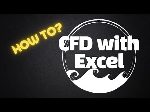 CFD Numerical Calculation example with Excel in english