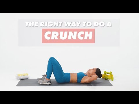 How To Do Crunches | The Right Way | Well+Good