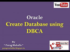 How to Create Database Using DBCA in Oracle /* Step By Step /*