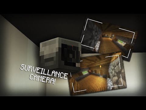 Minecraft ☞ How to make a Working Surveillance Camera! (No mods)