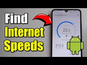 How to test download speeds of mobile network & wifi on Android Phone (Best Method)