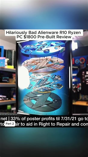 2-Hilariously Bad Alienware R10 Ryzen PC $1800 Pre #hardwaretesting #techbenchmarks #pcperformance #pcenthusiast #thermaltesting