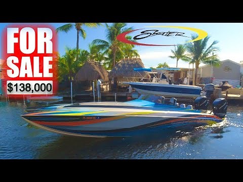 Family Friendly Speed Boat THIS IS THE BOAT YOU WANT TO BUY!! (28 Skater w/twin 400s)