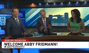 Good Day Rochester is thrilled to welcome a new anchor to the team! Abby Fridmann will join Dan Schrack at the anchor desk starting Monday! | 13 WHAM ABC