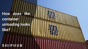 How does the container unloading looks like?