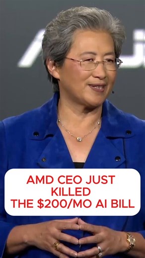 AMD CEO LISA SU HELD A MINI PC ON STAGE THAT RUNS A 235B MODEL AND REPLACES YOUR $440/MONTH AI STACKamd's ryzen ai max+ 395 is the first x86 chip that runs a 200 billion parameter model on one piece of silicon. cpu and gpu share 128gb of unified memory, no separate graphics card neededthe gmktec evo-x2 runs qwen3 235b fully, deepseek v3 comfortably and llama 3.3 70b with headroom. on linux you get 110gb of usable vram out of 128gbamd claimed the chip beat an nvidia rtx 5080 by more than 3x on de