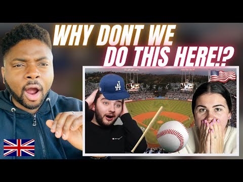 OUR FIRST BASEBALL GAME! - Brit Reacts