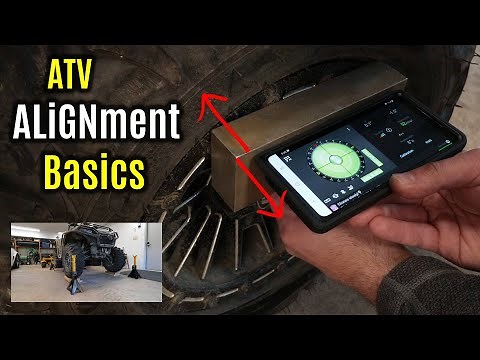 CHECK & Adjusting ATV UTV Alignment | Toe IN Vs. Toe OUT | Simple String METHOD