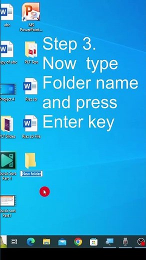 How to create a New Folder on Desktop