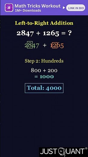 Math Tricks - Addition Tricks - Mental Math Tricks - Easy Math Tricks - Quick Maths #mathtricks