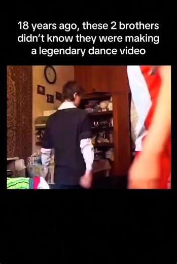 This viral 2008 video features two Russian brothers whose spontaneous Tectonik dance became an iconic internet moment. Their energetic, synchronized moves captured the raw, chaotic spirit of early online culture, turning a simple home recording into a global phenomenon that defined the late-2000s electro era.And now we have tik tok.