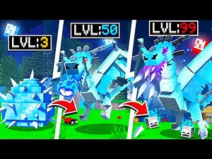 Evolving ICE DRAGON to GOD DRAGON in Minecraft!