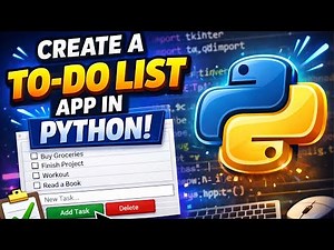 Create a To-Do List GUI App in Python | Tkinter Project