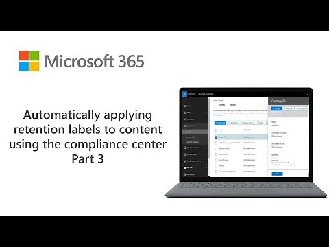 How to auto-apply retention labels with trainable classifiers