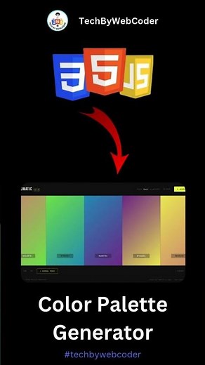 Day 04: How To Build a Color Palette Generator Using HTML, CSS & JavaScript (For Beginner)