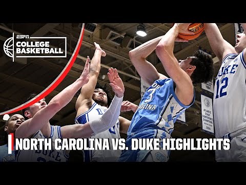 North Carolina Tar Heels vs. Duke Blue Devils | Full Game Highlights | ESPN College Basketball