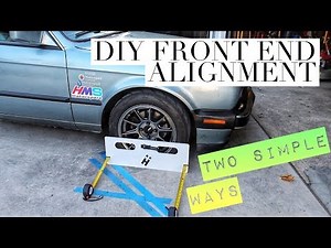 DIY ALIGNMENT IN YOUR GARAGE