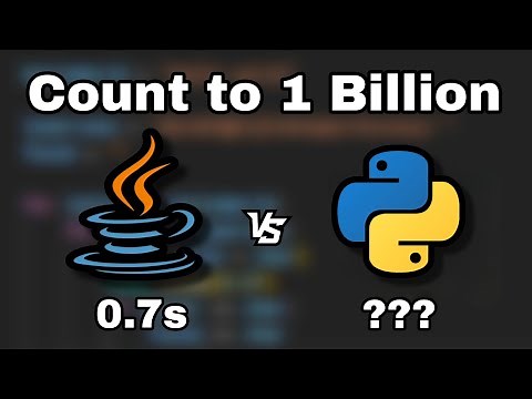 Java vs Python : Who Wins 1 Billion Count Speed Test? (Performance Benchmark)
