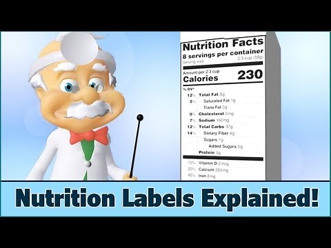 Nutrition Facts Labels - How to Read - For Kids - Dr. Smarty